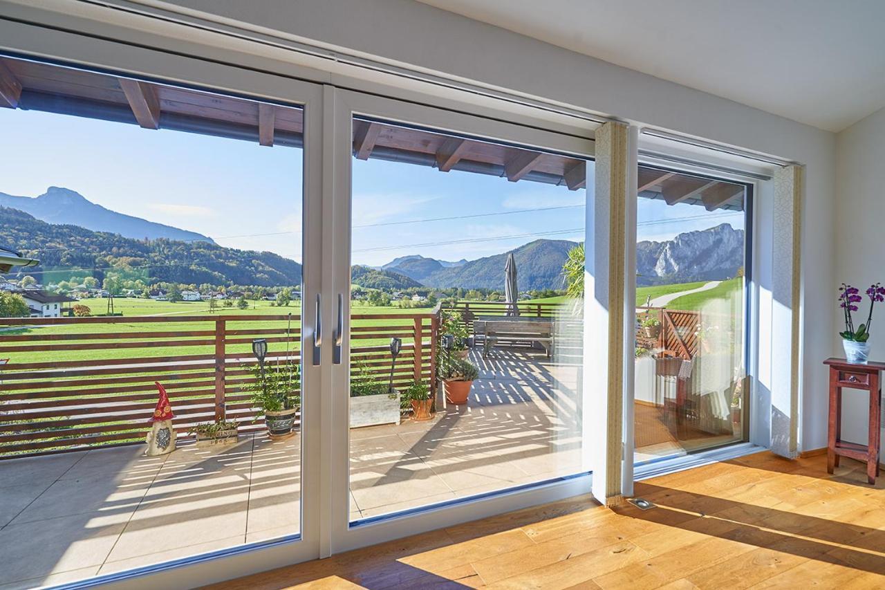 Bergblick Acht Mondsee Innerschwand Exterior foto