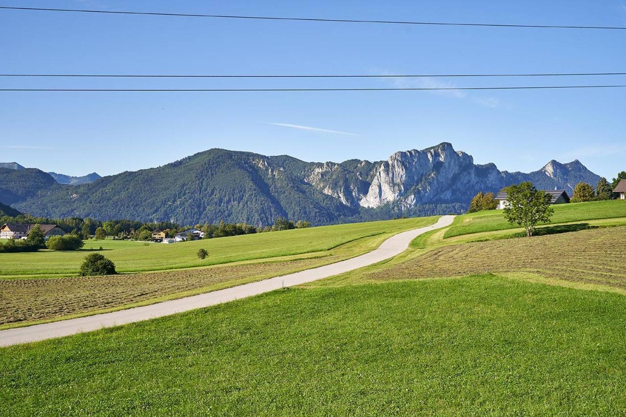 Bergblick Acht Mondsee Innerschwand Exterior foto