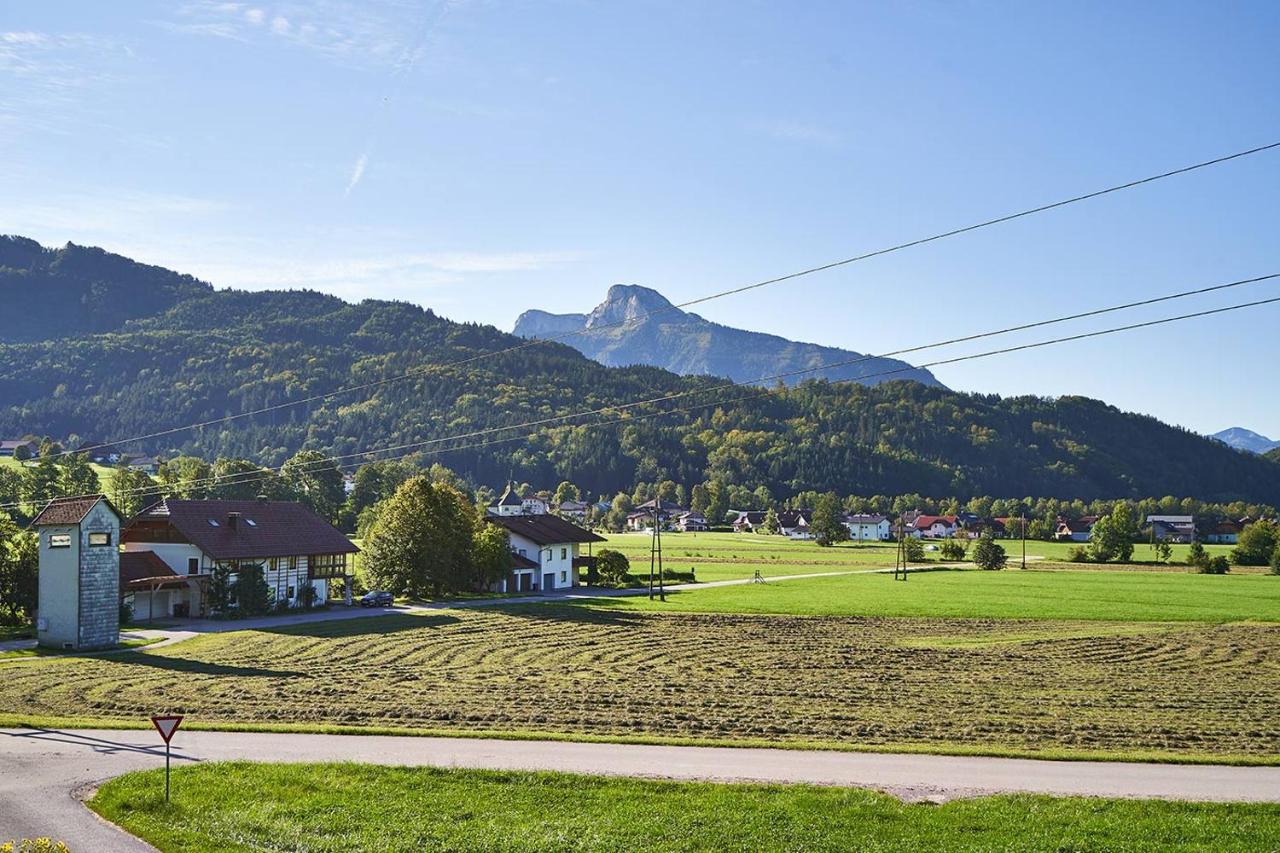 Bergblick Acht Mondsee Innerschwand Exterior foto
